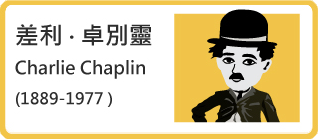 差利‧卓別靈（Charlie Chaplin，1889-1977）