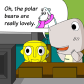 Monster: 'Oh, the polar bears are really lovely.'