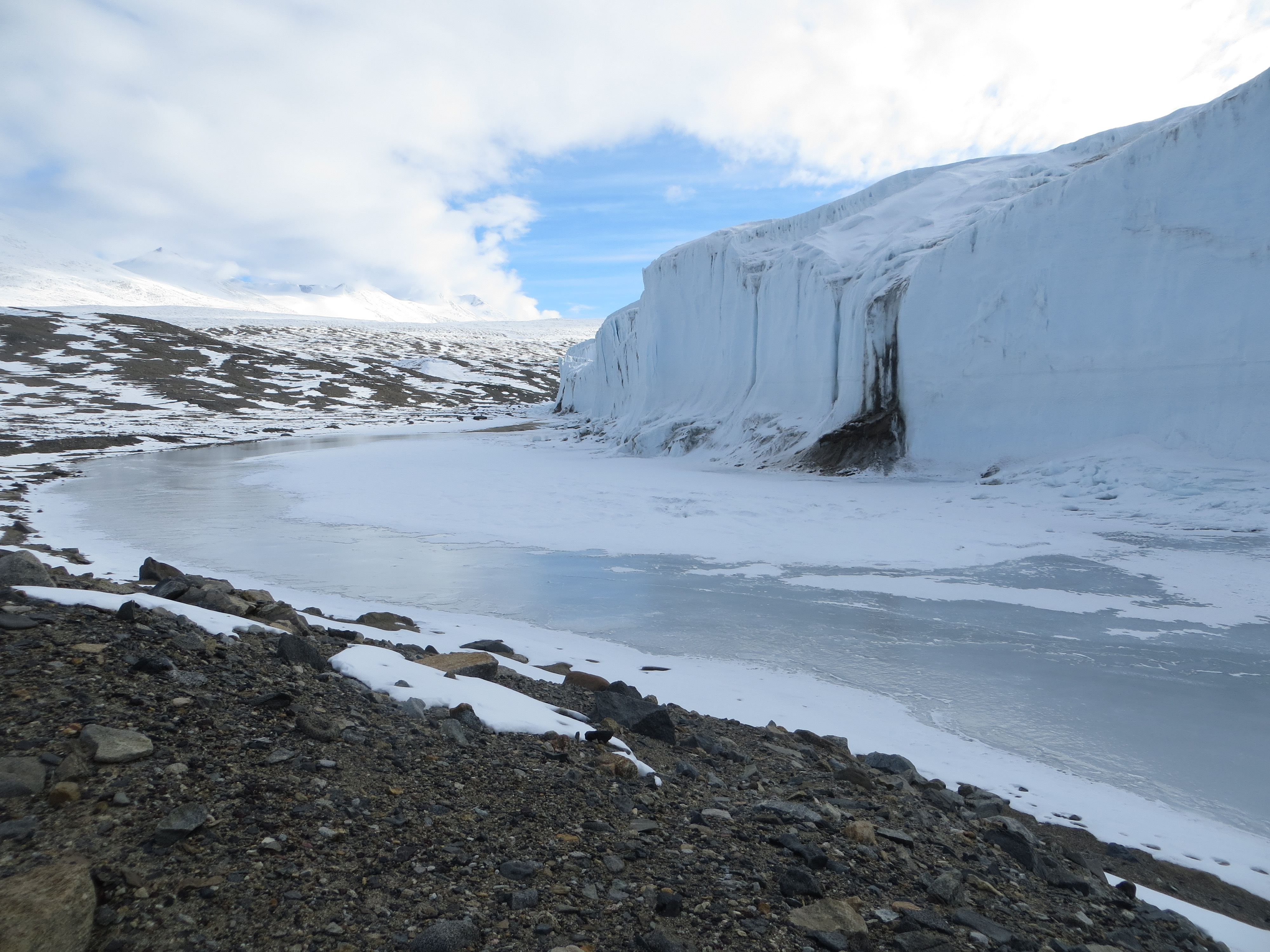 南極洲泰勒谷(Taylor Valley)的冰川