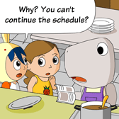 Rabbit: 'Why? You can't continue the schedule?'