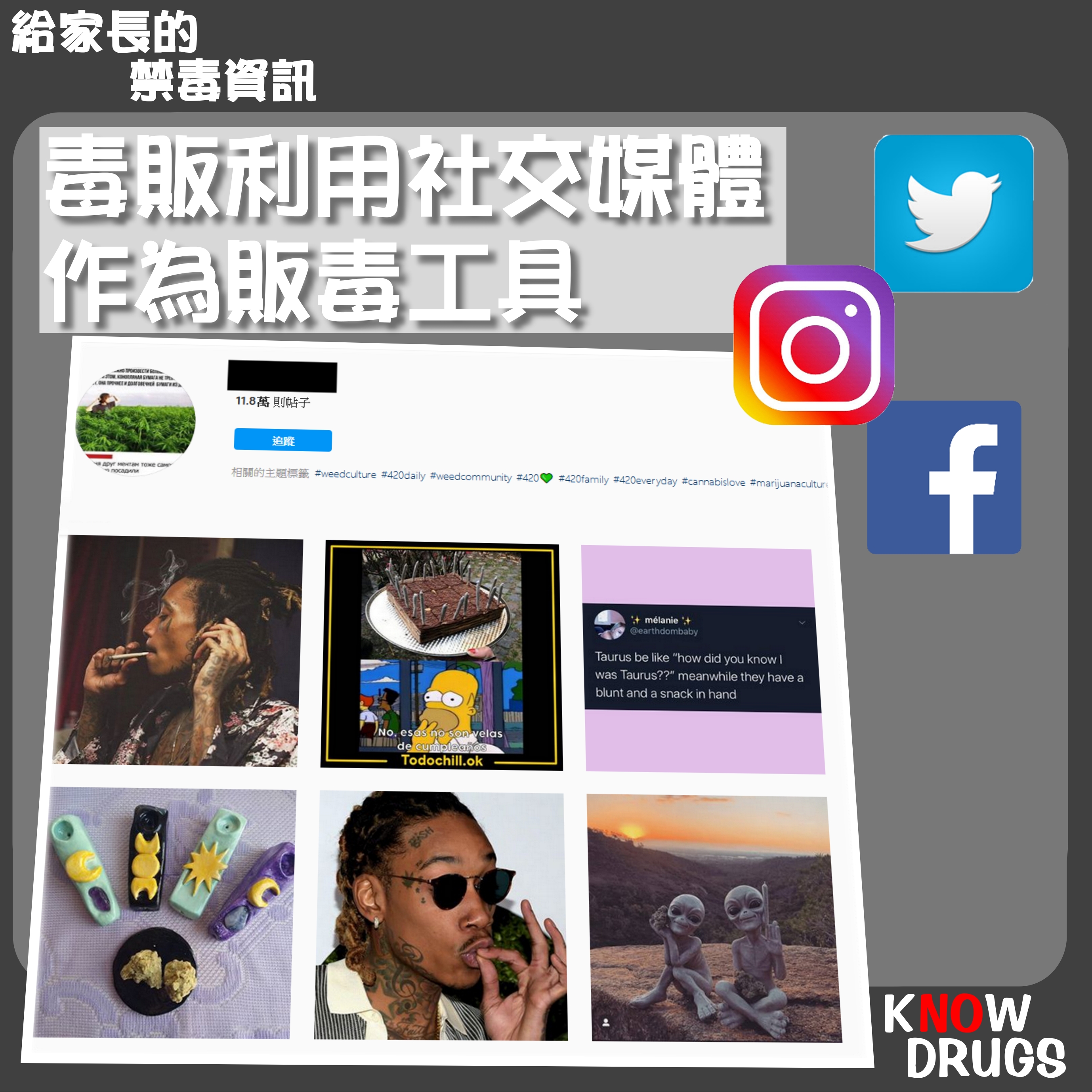 給家長的Know Drugs禁毒資訊