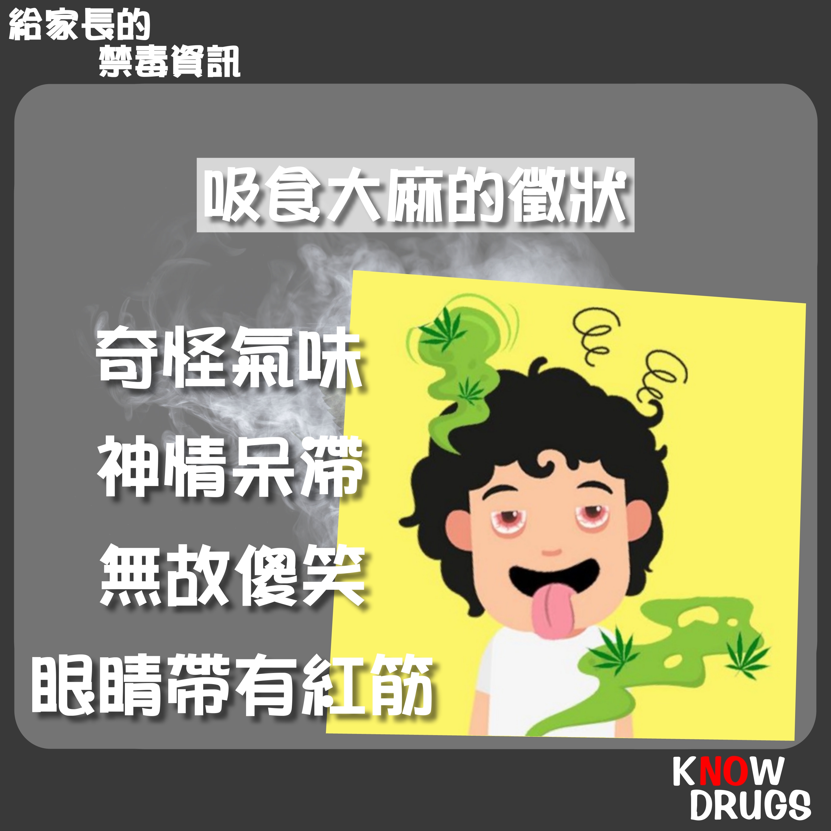 給家長的Know Drugs禁毒資訊