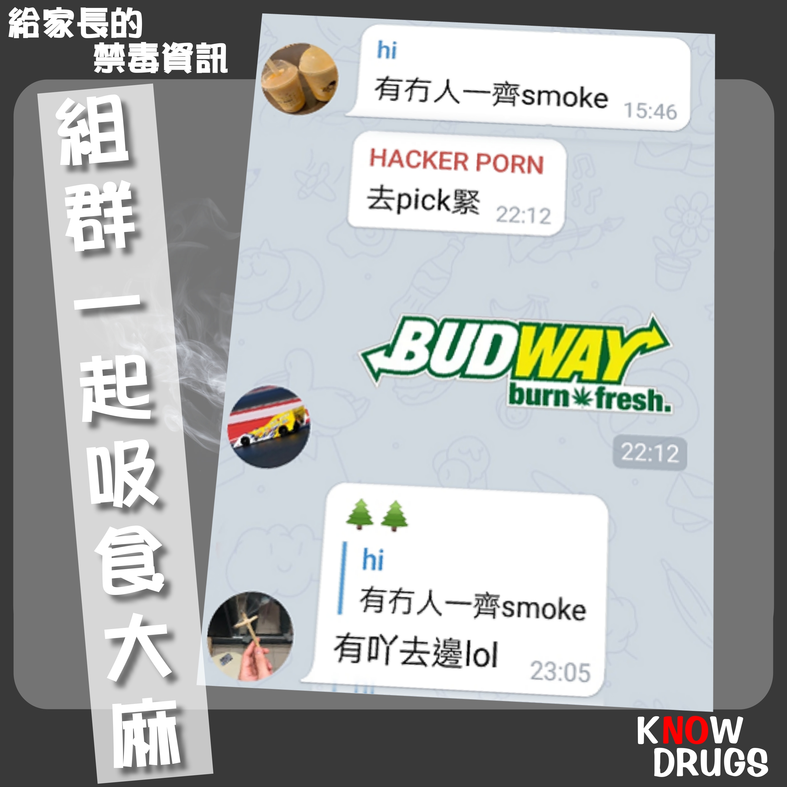 給家長的Know Drugs禁毒資訊
