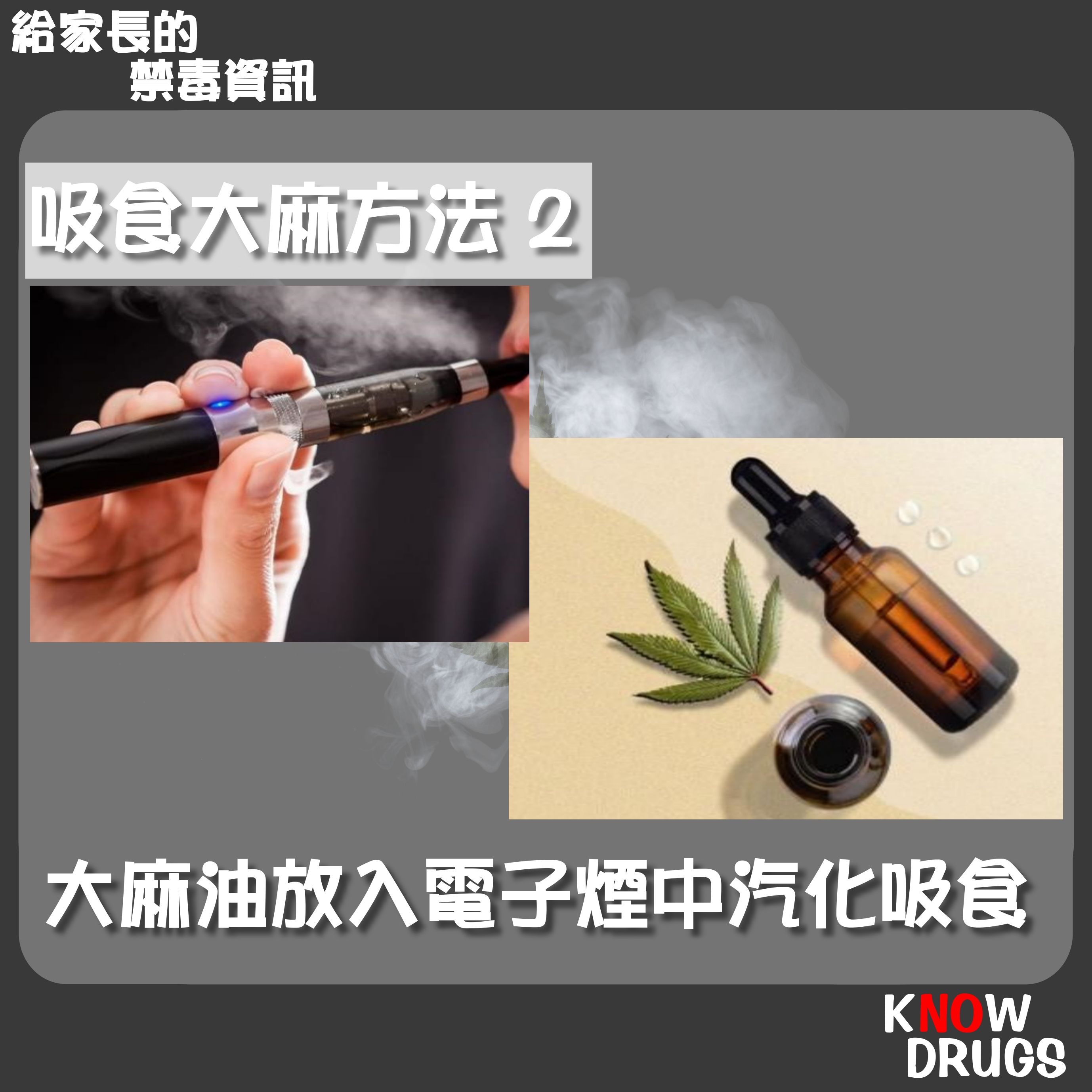 給家長的Know Drugs禁毒資訊