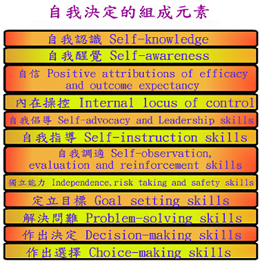 自我決定的組成元素