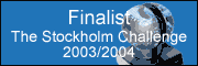 Finalist of The Stockholm Challenge 2003/2004