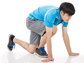 蹲踞式起跑