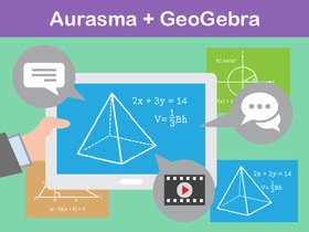 運用Aurasma結合GeoGebra令數學題目立體呈現